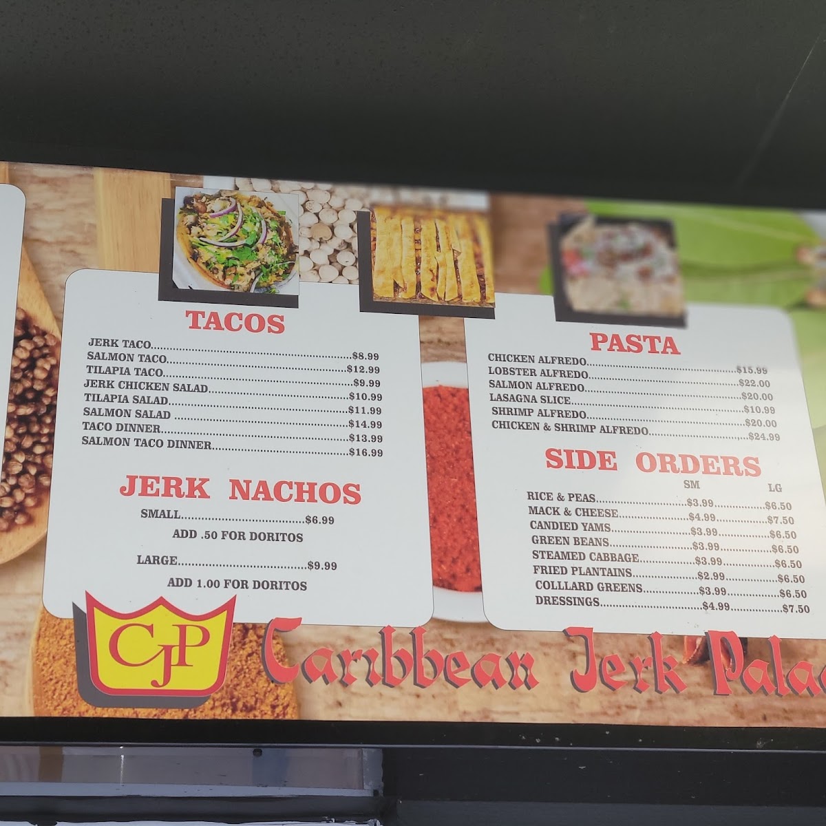 Jordan Jerk Palace III Menu - Image 4